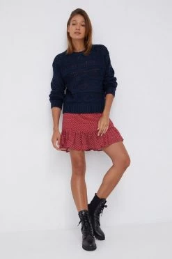 Χωρίς φερμουάρ Πουλόβερ Pepe Jeans MEGAN χρώμα: ναυτικό μπλε