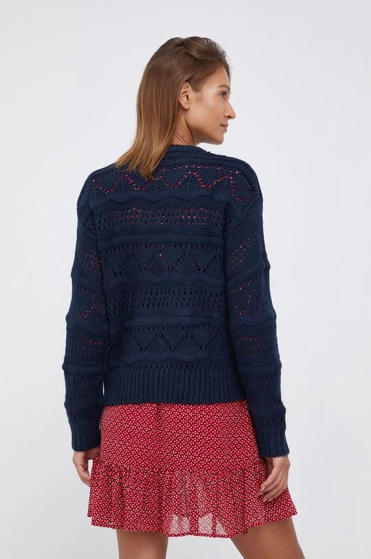 Χωρίς φερμουάρ Πουλόβερ Pepe Jeans MEGAN χρώμα: ναυτικό μπλε 5 Χωρίς φερμουάρ Πουλόβερ Pepe Jeans MEGAN χρώμα: ναυτικό μπλε - Image 3
