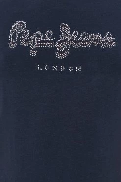 Κοντομάνικο Μπλουζάκι Pepe Jeans χρώμα: ναυτικό μπλε -Pepe Jeans Sales Store unnamed file 6331