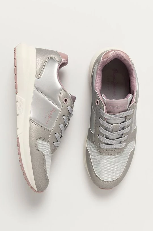 Sneakers Υποδήματα Pepe Jeans ασημί 6 Sneakers Υποδήματα Pepe Jeans ασημί - Image 4