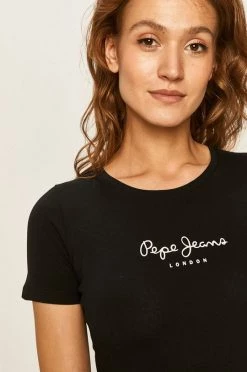 Κοντομάνικο Pepe Jeans – Top γκρί
