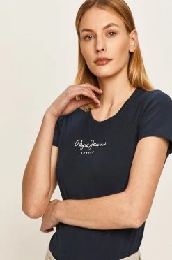 Κοντομάνικο Pepe Jeans – Top γκρί