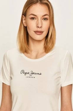 Κοντομάνικο Pepe Jeans – Top γκρί