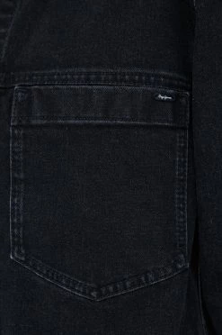 Μακριά μπουφάν Τζιν μπουφάν Pepe Jeans μαύρο, -Pepe Jeans Sales Store unnamed file 6438