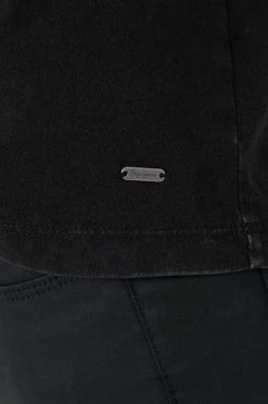 Κοντομάνικο Βαμβακερό μπλουζάκι Pepe Jeans Candy χρώμα: μαύρο -Pepe Jeans Sales Store unnamed file 6454