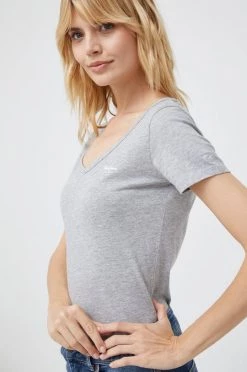 Κοντομάνικο Μπλουζάκι Pepe Jeans Corine γκρι