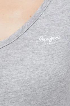 Κοντομάνικο Μπλουζάκι Pepe Jeans Corine γκρι -Pepe Jeans Sales Store unnamed file 6467