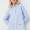 Πουκάμισα Βαμβακερό πουκάμισο Pepe Jeans μπλε
