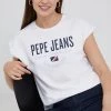 Κοντομάνικο Βαμβακερό μπλουζάκι Pepe Jeans άσπρο -Pepe Jeans Sales Store unnamed file 6492