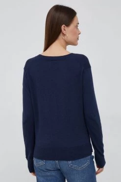 Χωρίς φερμουάρ Πουλόβερ με μείγμα κασμίρ Pepe Jeans χρώμα: ναυτικό μπλε -Pepe Jeans Sales Store unnamed file 6499