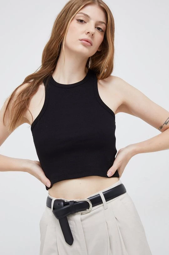 Αμάνικος Top Pepe Jeans μαύρο 5 Αμάνικος Top Pepe Jeans μαύρο - Image 3