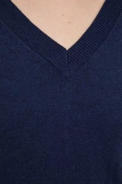 Χωρίς φερμουάρ Πουλόβερ με μείγμα κασμίρ Pepe Jeans χρώμα: ναυτικό μπλε -Pepe Jeans Sales Store unnamed file 6500