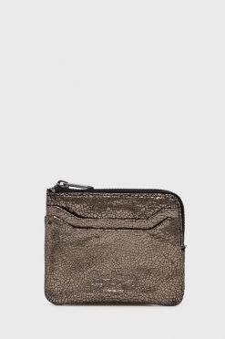 Πορτοφόλια Δερμάτινο πορτοφόλι Pepe Jeans χρώμα: χρυσαφί