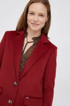 Παλτά Μάλλινο παλτό Pepe Jeans κόκκινο 11 Παλτά Μάλλινο παλτό Pepe Jeans κόκκινο -Pepe Jeans Sales Store unnamed file 6517