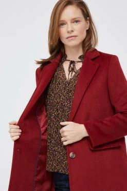 Παλτά Μάλλινο παλτό Pepe Jeans κόκκινο 13 Παλτά Μάλλινο παλτό Pepe Jeans κόκκινο -Pepe Jeans Sales Store unnamed file 6519