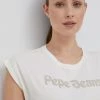 Κοντομάνικο Βαμβακερό μπλουζάκι Pepe Jeans μπεζ 1 Κοντομάνικο Βαμβακερό μπλουζάκι Pepe Jeans μπεζ -Pepe Jeans Sales Store unnamed file 6527