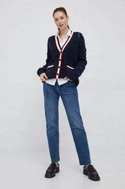 Με φερμουάρ Πλεκτή ζακέτα Pepe Jeans ναυτικό μπλε -Pepe Jeans Sales Store unnamed file 6533