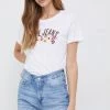 Κοντομάνικο Βαμβακερό μπλουζάκι Pepe Jeans άσπρο -Pepe Jeans Sales Store unnamed file 6542