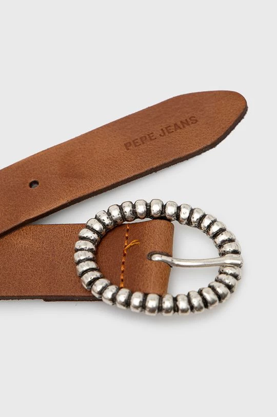 Ζώνες Δερμάτινη ζώνη Pepe Jeans καφέ 4 Ζώνες Δερμάτινη ζώνη Pepe Jeans καφέ - Image 2