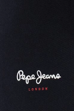 Παντελόνια φόρμας Βαμβακερό παντελόνι Pepe Jeans μαύρο -Pepe Jeans Sales Store unnamed file 6597