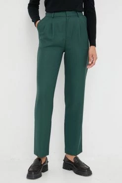 Υφασμάτινα Παντελόνι Pepe Jeans πράσινο