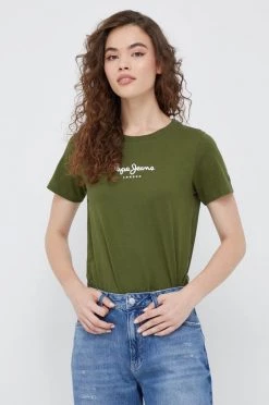 Κοντομάνικο Βαμβακερό μπλουζάκι Pepe Jeans πράσινο 10 Κοντομάνικο Βαμβακερό μπλουζάκι Pepe Jeans πράσινο -Pepe Jeans Sales Store unnamed file 6666