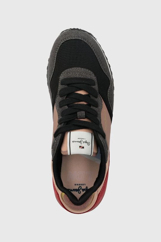 Sneakers Αθλητικά Pepe Jeans London W Swatch μαύρο 6 Sneakers Αθλητικά Pepe Jeans London W Swatch μαύρο - Image 4