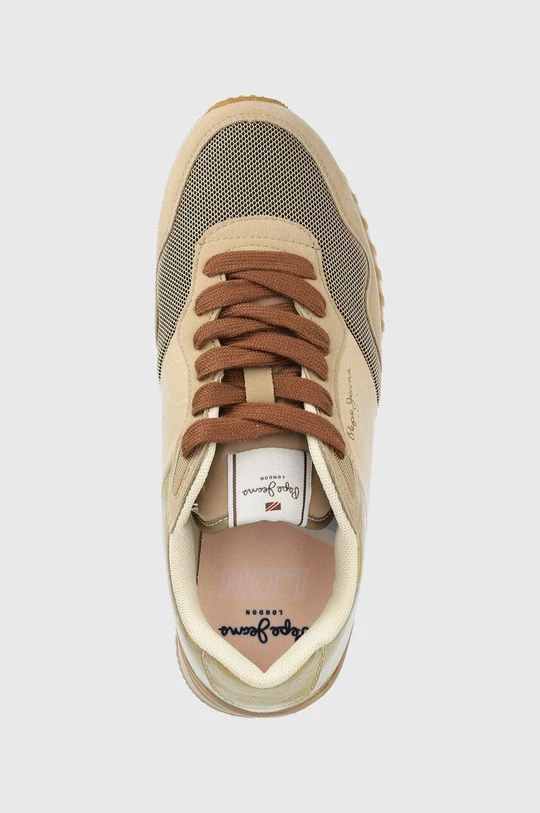 Sneakers Αθλητικά Pepe Jeans London W Skin μπεζ 6 Sneakers Αθλητικά Pepe Jeans London W Skin μπεζ - Image 4