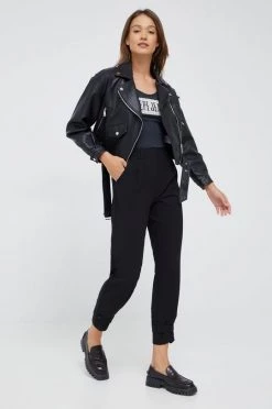 Κοντομάνικο Βαμβακερό μπλουζάκι Pepe Jeans μαύρο -Pepe Jeans Sales Store unnamed file 6703