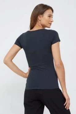 Κοντομάνικο Βαμβακερό μπλουζάκι Pepe Jeans μαύρο -Pepe Jeans Sales Store unnamed file 6704