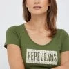 Κοντομάνικο Βαμβακερό μπλουζάκι Pepe Jeans πράσινο -Pepe Jeans Sales Store unnamed file 6707