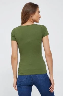 Κοντομάνικο Βαμβακερό μπλουζάκι Pepe Jeans πράσινο -Pepe Jeans Sales Store unnamed file 6709