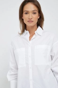 Πουκάμισα Βαμβακερό πουκάμισο Pepe Jeans άσπρο -Pepe Jeans Sales Store unnamed file 6716