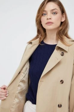 Παλτά Καμπαρντίνα Pepe Jeans μπεζ -Pepe Jeans Sales Store unnamed file 6728