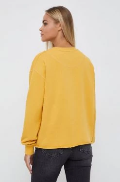 Χωρίς φερμουάρ Βαμβακερή μπλούζα Pepe Jeans χρώμα: κίτρινο 9 Χωρίς φερμουάρ Βαμβακερή μπλούζα Pepe Jeans χρώμα: κίτρινο -Pepe Jeans Sales Store unnamed file 6736