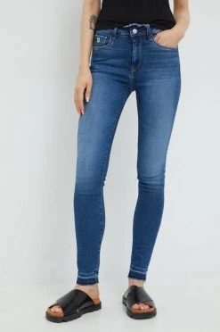 Slim και Skinny Τζιν παντελονι Pepe Jeans σκούρο μπλε