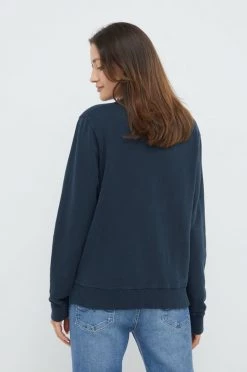 Χωρίς φερμουάρ Βαμβακερή μπλούζα Pepe Jeans χρώμα: ναυτικό μπλε -Pepe Jeans Sales Store unnamed file 6775