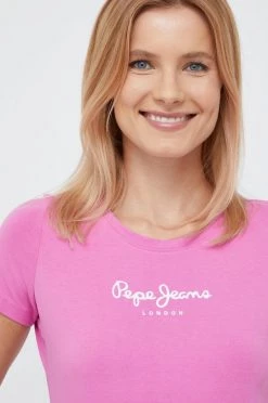 Κοντομάνικο Μπλουζάκι Pepe Jeans μοβ 10 Κοντομάνικο Μπλουζάκι Pepe Jeans μοβ -Pepe Jeans Sales Store unnamed file 6801