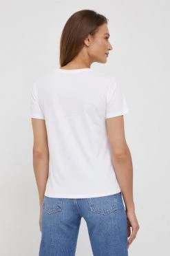 Κοντομάνικο Βαμβακερό μπλουζάκι Pepe Jeans άσπρο -Pepe Jeans Sales Store unnamed file 6810