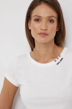 Κοντομάνικο Μπλουζάκι Pepe Jeans άσπρο 10 Κοντομάνικο Μπλουζάκι Pepe Jeans άσπρο -Pepe Jeans Sales Store unnamed file 6816