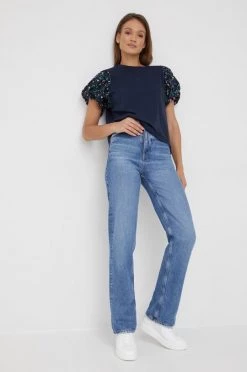 Κοντομάνικο Βαμβακερό μπλουζάκι Pepe Jeans ναυτικό μπλε 8 Κοντομάνικο Βαμβακερό μπλουζάκι Pepe Jeans ναυτικό μπλε -Pepe Jeans Sales Store unnamed file 6819