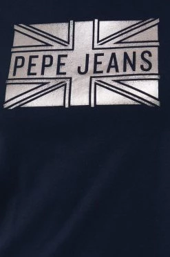 Κοντομάνικο Βαμβακερό μπλουζάκι Pepe Jeans ναυτικό μπλε -Pepe Jeans Sales Store unnamed file 6827