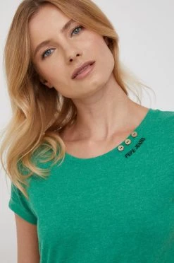 Κοντομάνικο Μπλουζάκι Pepe Jeans πράσινο