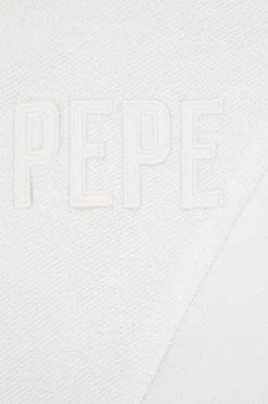 Χωρίς φερμουάρ Βαμβακερή μπλούζα Pepe Jeans χρώμα: άσπρο 11 Χωρίς φερμουάρ Βαμβακερή μπλούζα Pepe Jeans χρώμα: άσπρο -Pepe Jeans Sales Store unnamed file 684