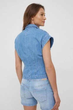 Πουκάμισα Τζιν πουκάμισο Pepe Jeans μπλε -Pepe Jeans Sales Store unnamed file 6853