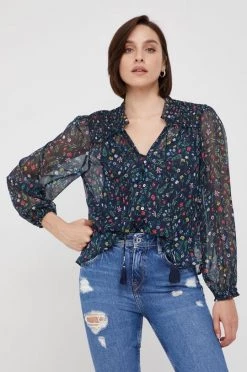 Μπλούζες Πουκάμισο Pepe Jeans ναυτικό μπλε