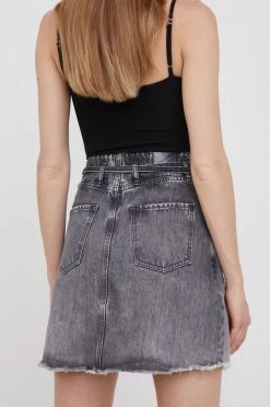 Φούστες Τζιν φούστα Pepe Jeans Raisa Skirt Black μαύρο -Pepe Jeans Sales Store unnamed file 6872