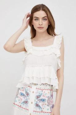 Μπλούζες Μπλουζάκι Pepe Jeans Nora άσπρο