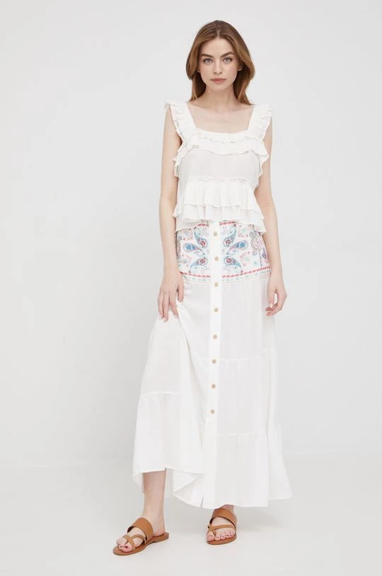 Μπλούζες Μπλουζάκι Pepe Jeans Nora άσπρο 4 Μπλούζες Μπλουζάκι Pepe Jeans Nora άσπρο - Image 2