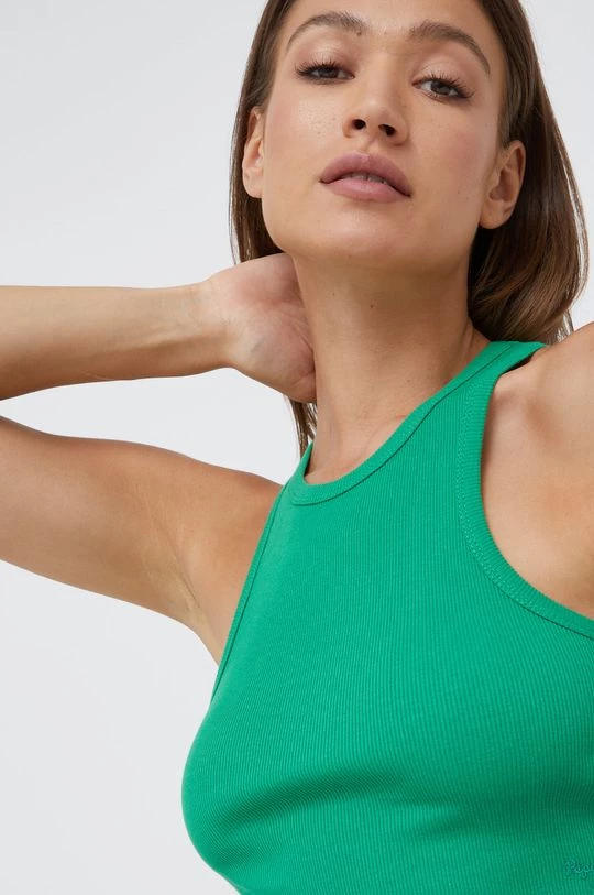 Αμάνικος Top Pepe Jeans πράσινο 6 Αμάνικος Top Pepe Jeans πράσινο - Image 4